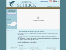 Tablet Screenshot of it.seehotelschlick.at
